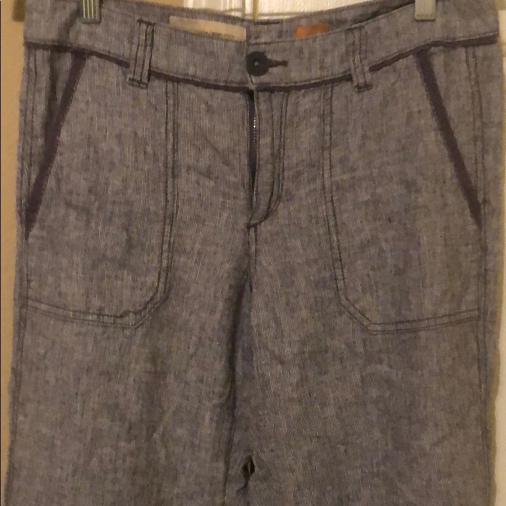 Anthropologie Linen Pants